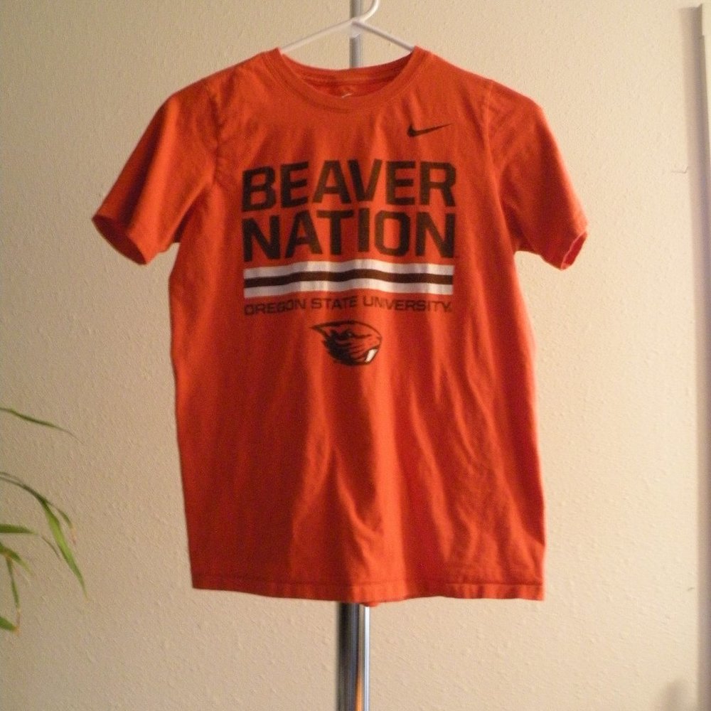 Beaver Nation Nike football short sleeve tee shirt
